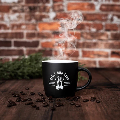 Belly Rub Club Café Mug - BLACK