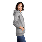 CAPELLA Port & Company ® Ladies Core Fleece Pullover Hooded Sweatshirt - Athletic Heather