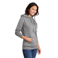 Load image into Gallery viewer, Port &amp; Company ® Ladies Core Fleece Pullover Hooded Sweatshirt - Athletic Heather