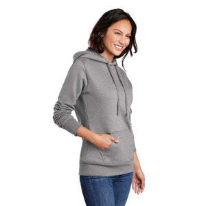 Port & Company ® Ladies Core Fleece Pullover Hooded Sweatshirt - Athletic Heather