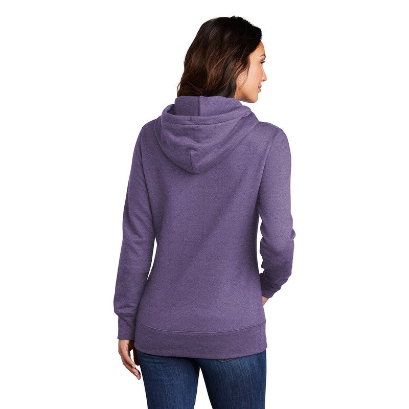 CAPELLA Port & Company ® Ladies Core Fleece Pullover Hooded Sweatshirt - Heather Purple