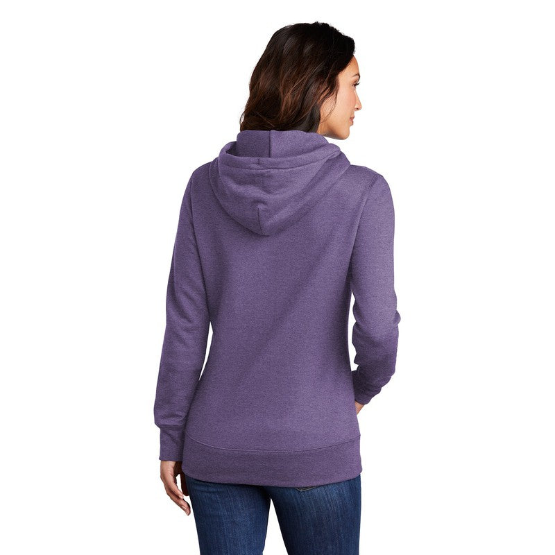 CAPELLA ALUMNI Ladies Core Fleece Pullover Hooded Sweatshirt - Purple