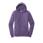 CAPELLA ALUMNI Ladies Core Fleece Pullover Hooded Sweatshirt - Purple