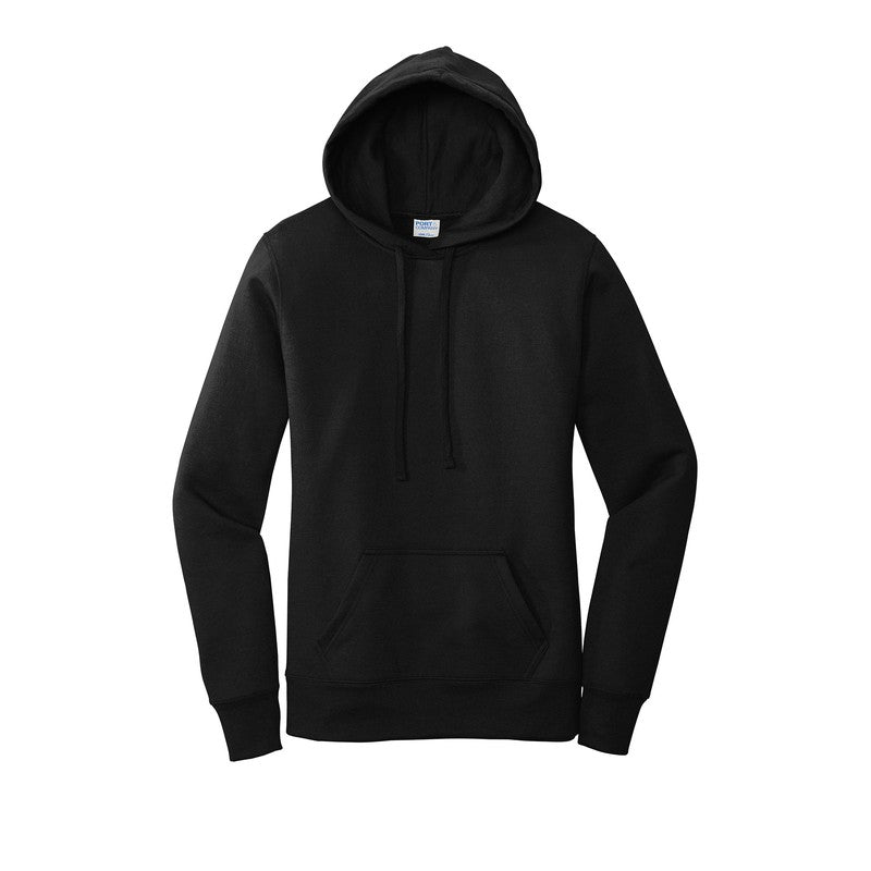 CAPELLA ALUMNI Ladies Core Fleece Pullover Hooded Sweatshirt - Black