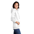 CAPELLA Port & Company ® Ladies Core Fleece Pullover Hooded Sweatshirt - White