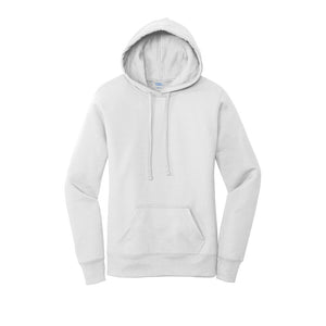 CAPELLA ALUMNI Ladies Core Fleece Pullover Hooded Sweatshirt - White
