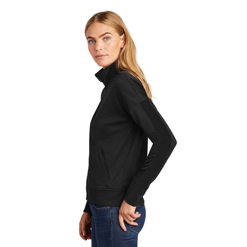 NEW CAPELLA New Era ® Ladies Track Jacket - Black/ Black