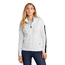 Load image into Gallery viewer, New Era ® Ladies Track Jacket - White/ Black