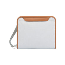 Load image into Gallery viewer, CAPELLA Mobile Office Hybrid Crossbody Padfolio - Quite Grey Heather