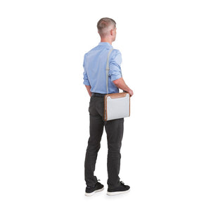 CAPELLA Mobile Office Hybrid Crossbody Padfolio - Quite Grey Heather