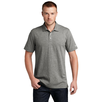 NEW CAPELLA New Era ® Slub Twist Polo-Shadow Grey Twist