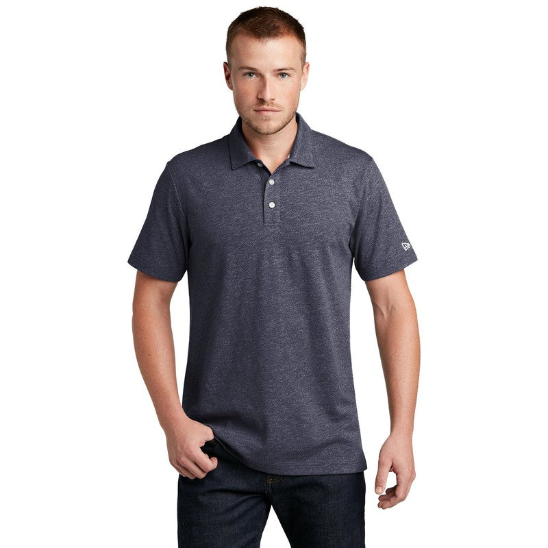 NEW CAPELLA New Era ® Slub Twist Polo-True Navy Twist