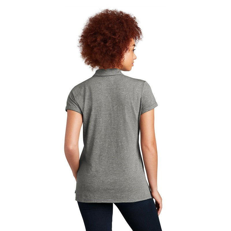 CAPELLA New Era ® Ladies Slub Twist Polo - Shadow Grey Twist