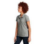 CAPELLA New Era ® Ladies Slub Twist Polo - Shadow Grey Twist