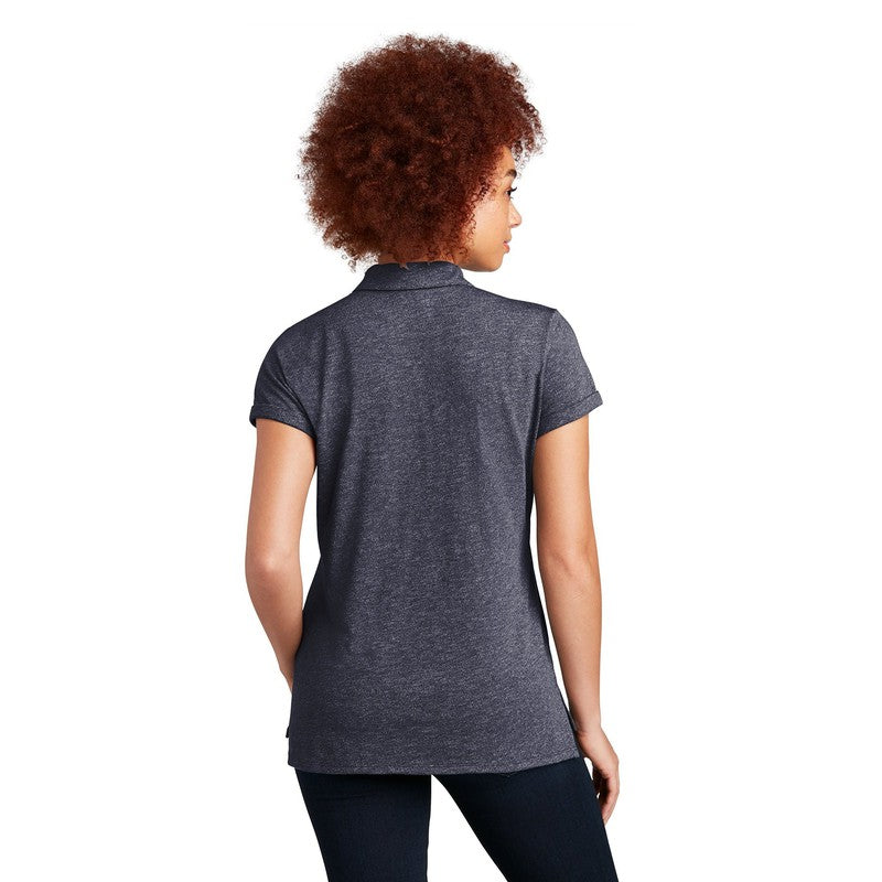 NEW CAPELLA New Era ® Ladies Slub Twist Polo - True Navy Twist