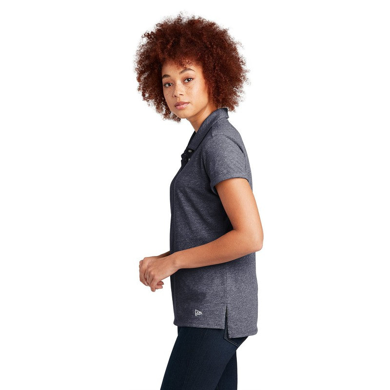 NEW CAPELLA New Era ® Ladies Slub Twist Polo - True Navy Twist