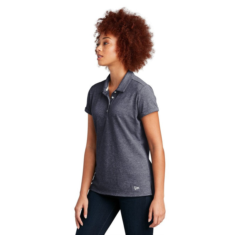 NEW CAPELLA New Era ® Ladies Slub Twist Polo - True Navy Twist