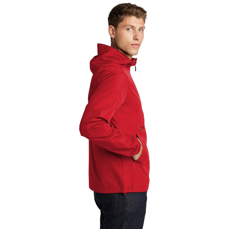 NEW CAPELLA Sport-Tek ® Packable Anorak-True Red