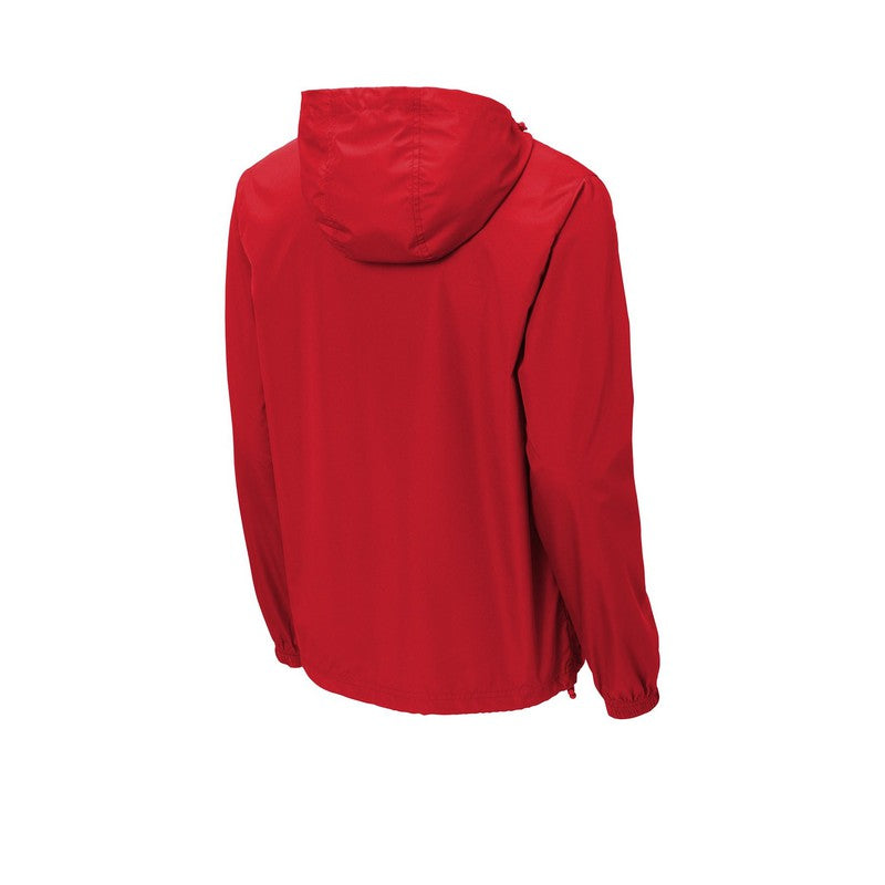 NEW CAPELLA Sport-Tek ® Packable Anorak-True Red