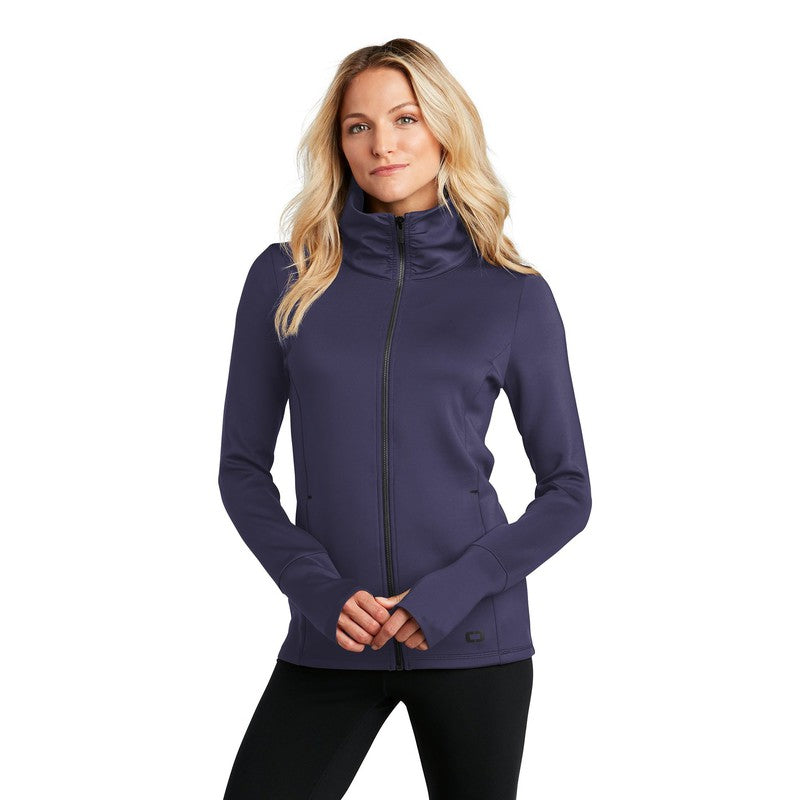 NEW CAPELLA OGIO ® ENDURANCE Ladies Modern Performance Full-Zip - Navy