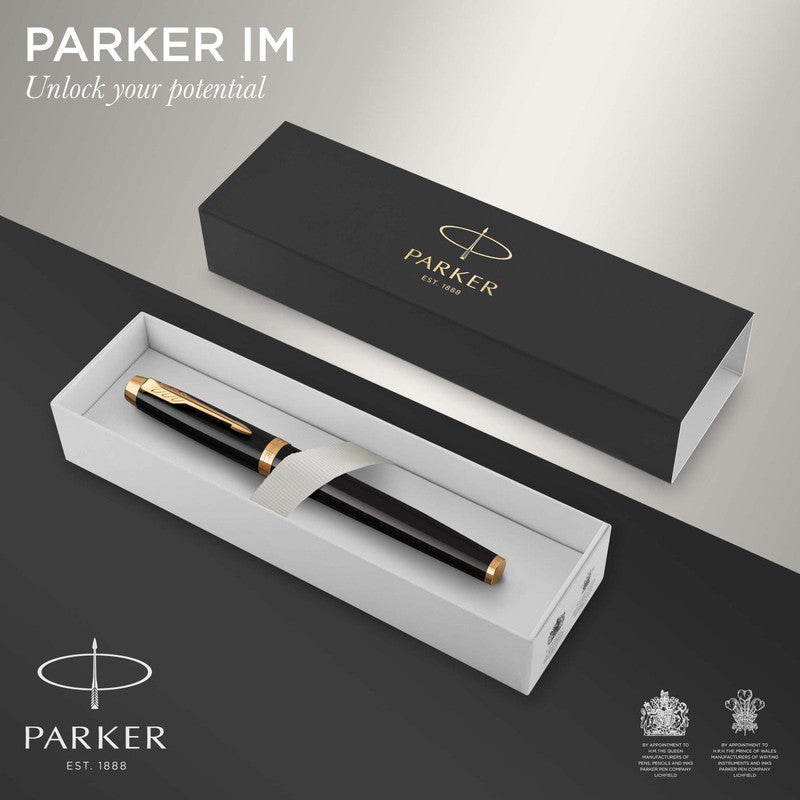 CAPELLA Parker IM Rollerball - Black - Gold Trim