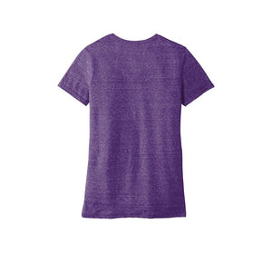 JERZEES ® Ladies Snow Heather Jersey V-Neck T-Shirt - Purple