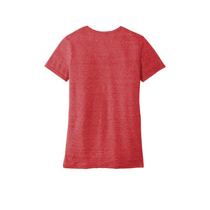JERZEES ® Ladies Snow Heather Jersey V-Neck T-Shirt - Red
