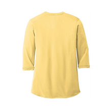 Load image into Gallery viewer, Port Authority ® Ladies UV Choice Pique Henley - Sunbeam Yellow