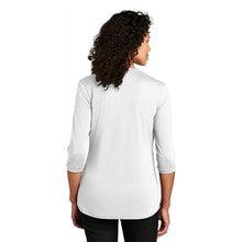 Load image into Gallery viewer, Port Authority ® Ladies UV Choice Pique Henley - White