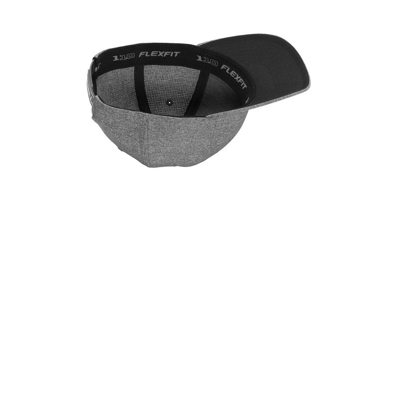 CAPELLA Port Authority ® Flexfit 110 ® Performance Snapback Cap - Heather Grey