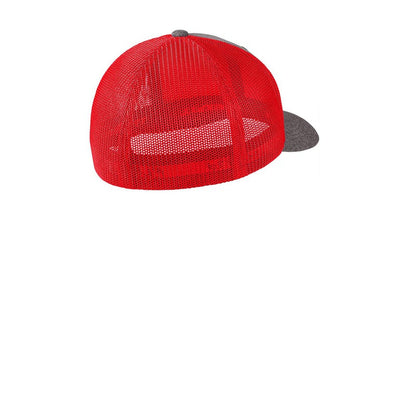 CAPELLA Port Authority ® Flexfit ® Melange Mesh Back Trucker Cap