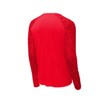 Load image into Gallery viewer, Sport-Tek ® Long Sleeve Digi Camo Tee - True Red