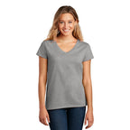 CAPELLA District ® Women’s Re-Tee ™ V-Neck - Light Heather Grey