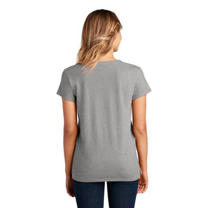 District ® Women’s Re-Tee ™ V-Neck - Light Heather Grey