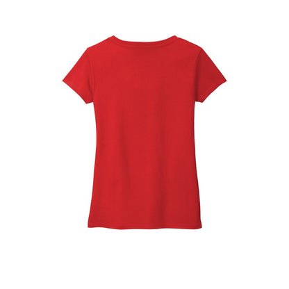 NEW CAPELLA District ® Women’s Re-Tee ™ V-Neck - Ruby Red