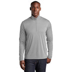 CAPELLA Sport-Tek ® Endeavor 1/4-Zip Pullover-Light Grey Heather