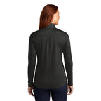 CAPELLA Sport-Tek ® Ladies Endeavor 1/4-Zip Pullover - Black Heather