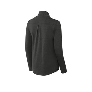 Sport-Tek ® Ladies Endeavor 1/4-Zip Pullover - Black Heather