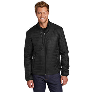 Port Authority ® Packable Puffy Jacket-Deep Black