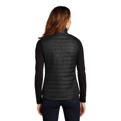 NEW CAPELLA Port Authority ® Ladies Packable Puffy Vest - Black