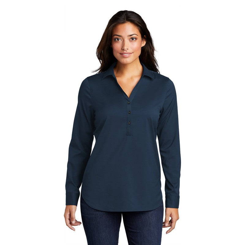 NEW CAPELLA Port Authority ® Ladies City Stretch Tunic - River Blue Navy