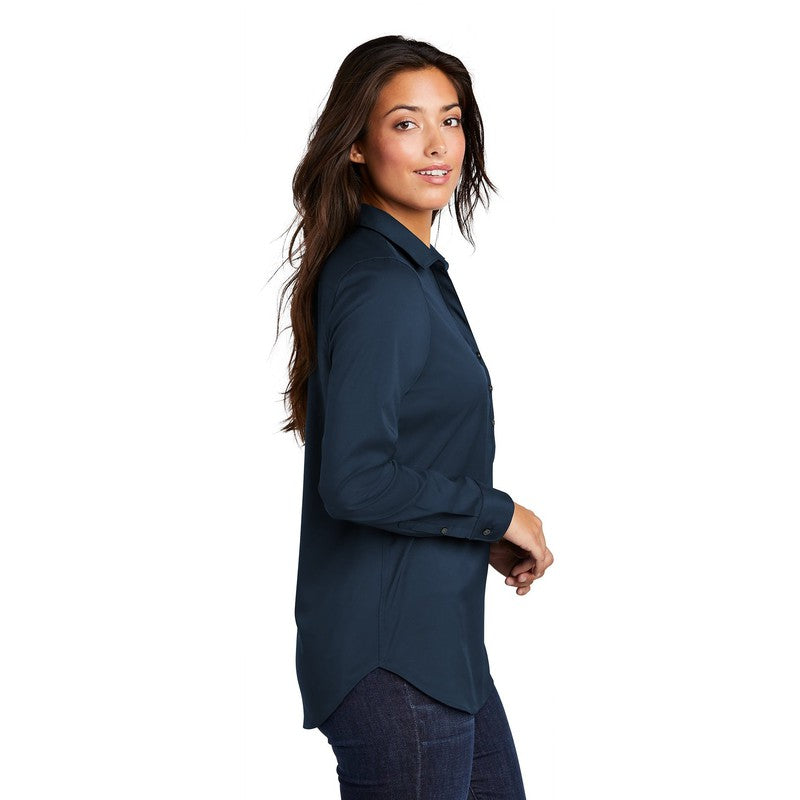 NEW Port Authority ® Ladies City Stretch Tunic - River Blue Navy