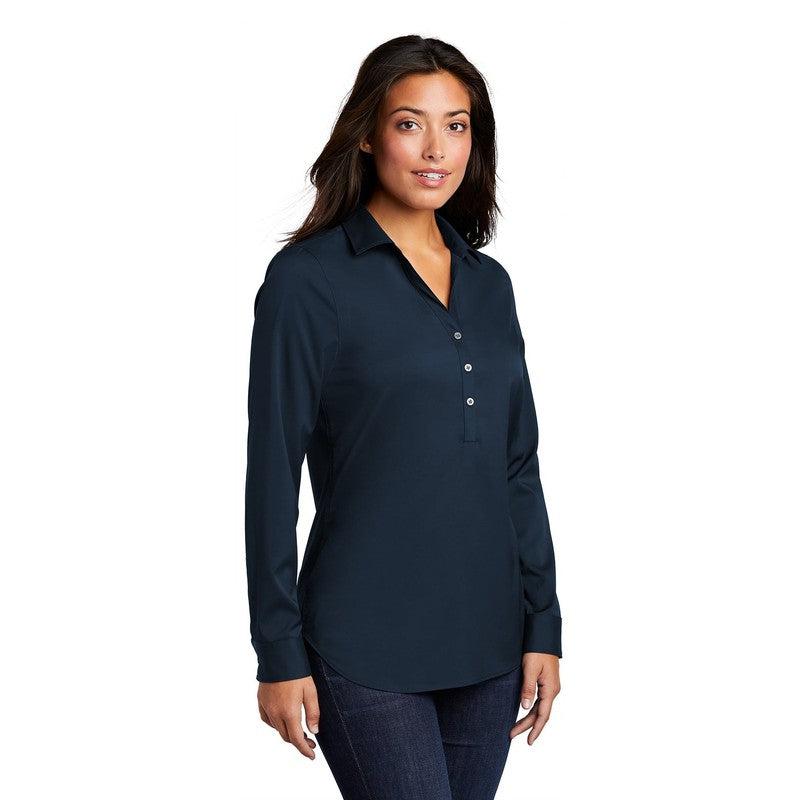 NEW CAPELLA Port Authority ® Ladies City Stretch Tunic - River Blue Navy