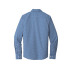 CAPELLA Port Authority ® City Stretch Shirt- True Blue/ White