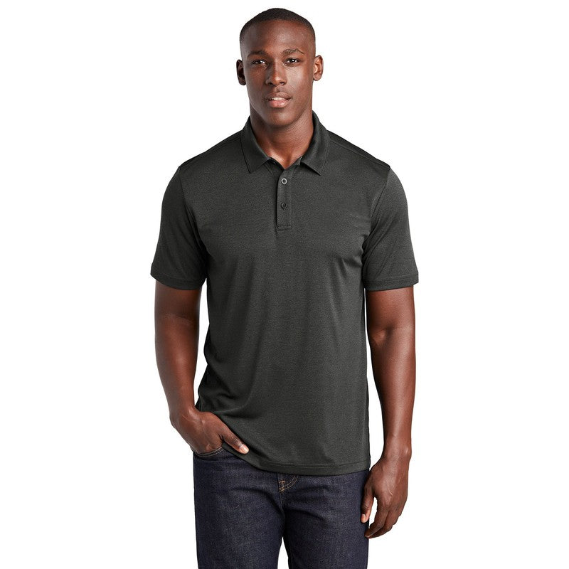 CAPELLA Sport-Tek ® Endeavor Polo-Black Heather