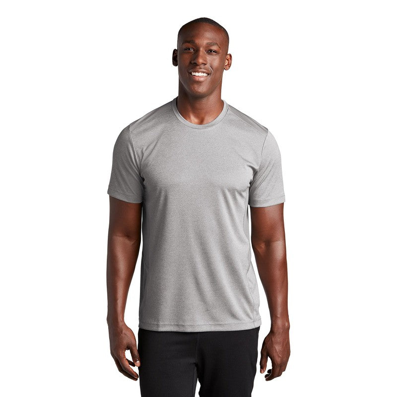 CAPELLA Sport-Tek ® Endeavor Tee - Light Grey Heather/ Light Grey