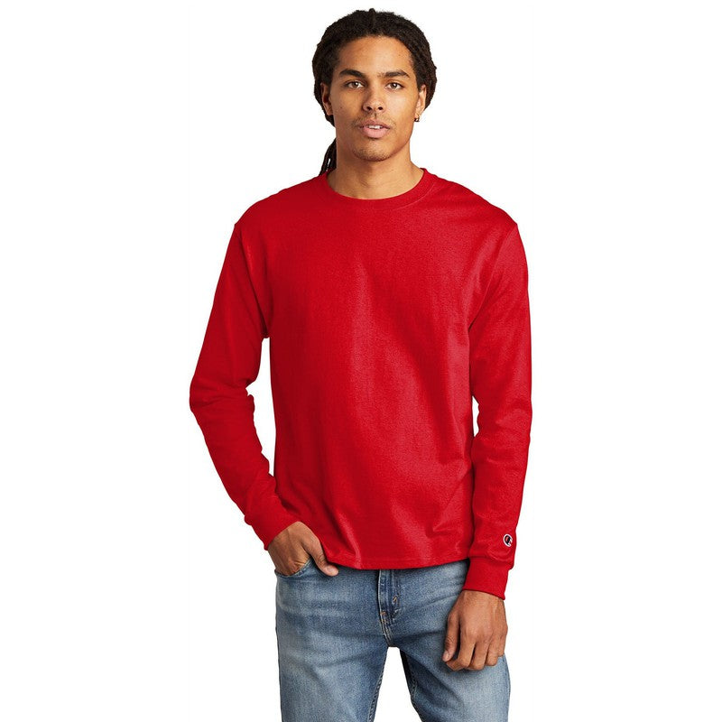 Champion heritage long sleeve tee best sale