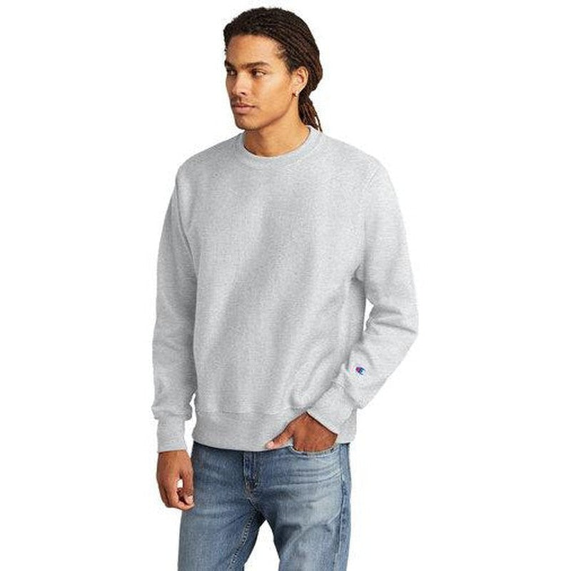 Champion ® Reverse Weave ® Crewneck Sweatshirt-OXFORD GREY