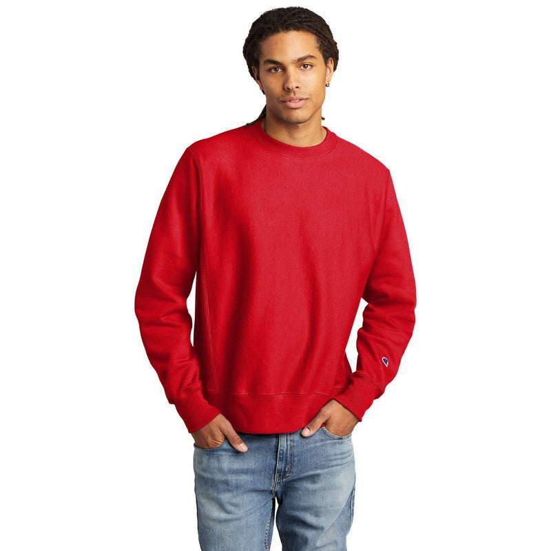Champion ® Reverse Weave ® Crewneck Sweatshirt-RED – Capella Gift Store
