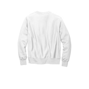 Champion ® Reverse Weave ® Crewneck Sweatshirt-WHITE